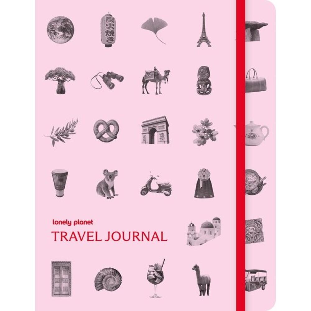 Lonely Planet's Travel Journal: Pink: Record Precious Moments Writing Prompts, S